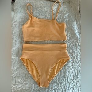 Old Navy Apricot Textured Bikini Set